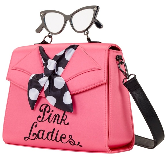 Loungefly Handbags - Loungefly Grease Pink Ladies Crossbody Bag NWT